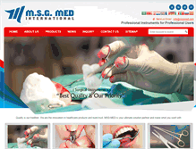 Tablet Screenshot of msgmed.com